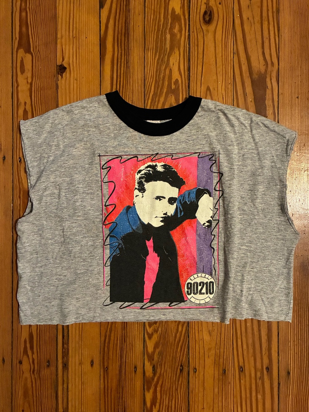 Vintage 90’s Beverly Hills 90210 Graphic Cutoff Crop Tee